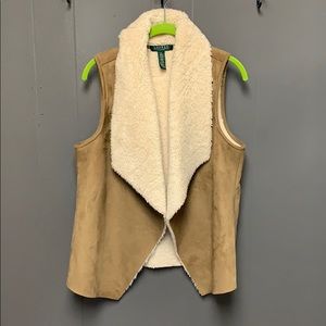Lauren Ralph Lauren vest. Size petite large.